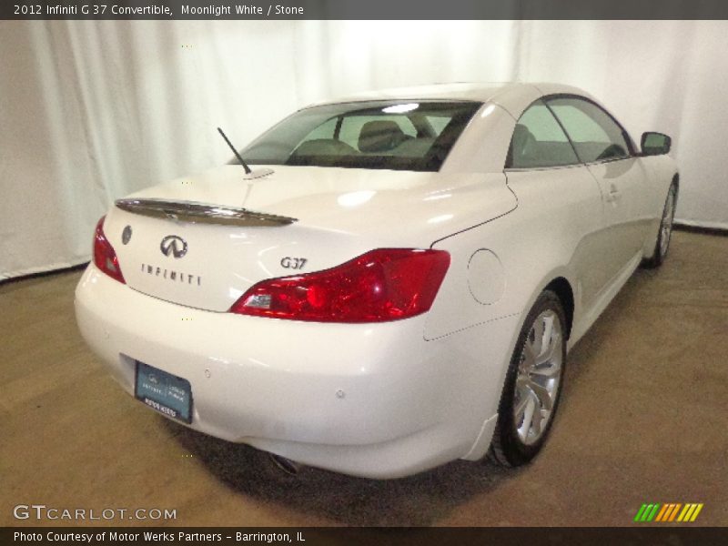 Moonlight White / Stone 2012 Infiniti G 37 Convertible