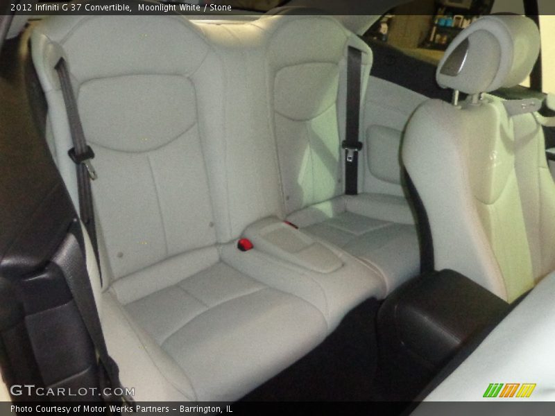 Moonlight White / Stone 2012 Infiniti G 37 Convertible