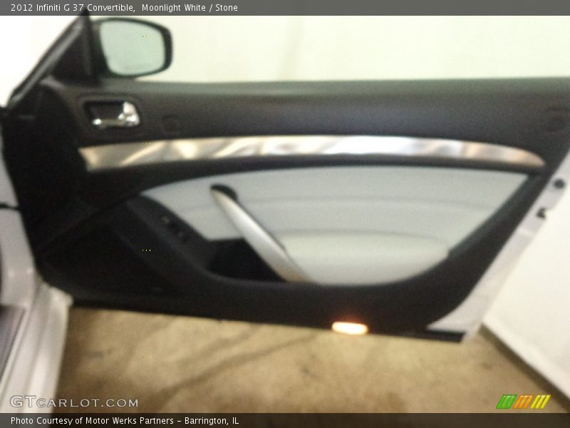 Moonlight White / Stone 2012 Infiniti G 37 Convertible