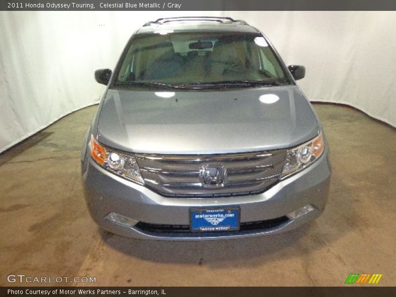 Celestial Blue Metallic / Gray 2011 Honda Odyssey Touring