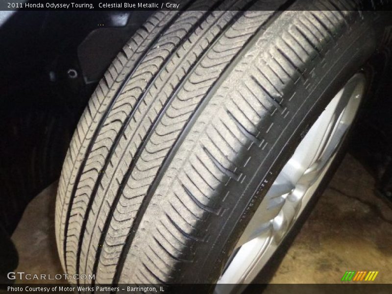 Celestial Blue Metallic / Gray 2011 Honda Odyssey Touring