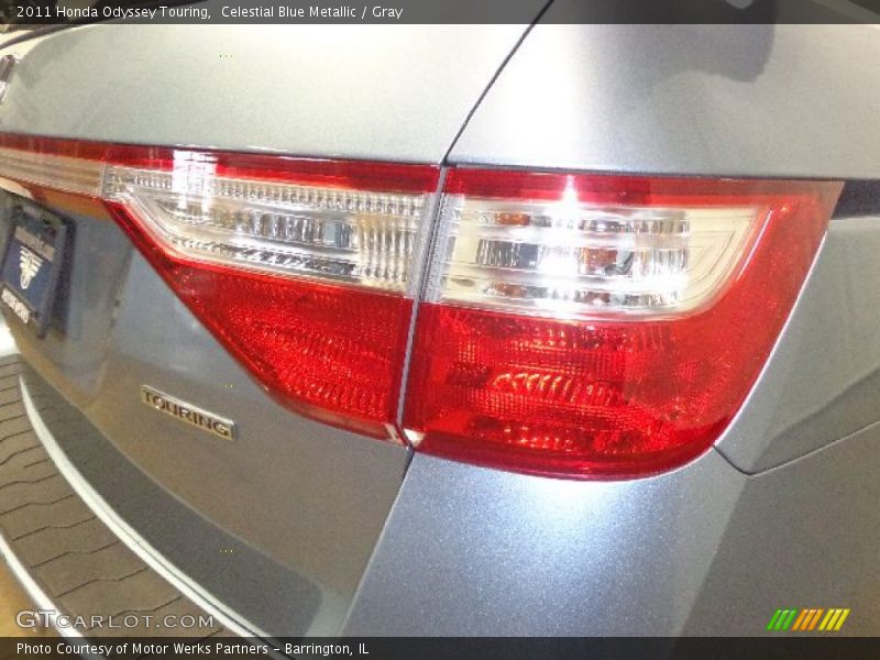 Celestial Blue Metallic / Gray 2011 Honda Odyssey Touring