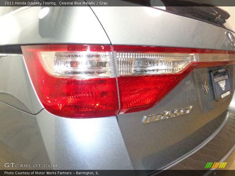 Celestial Blue Metallic / Gray 2011 Honda Odyssey Touring