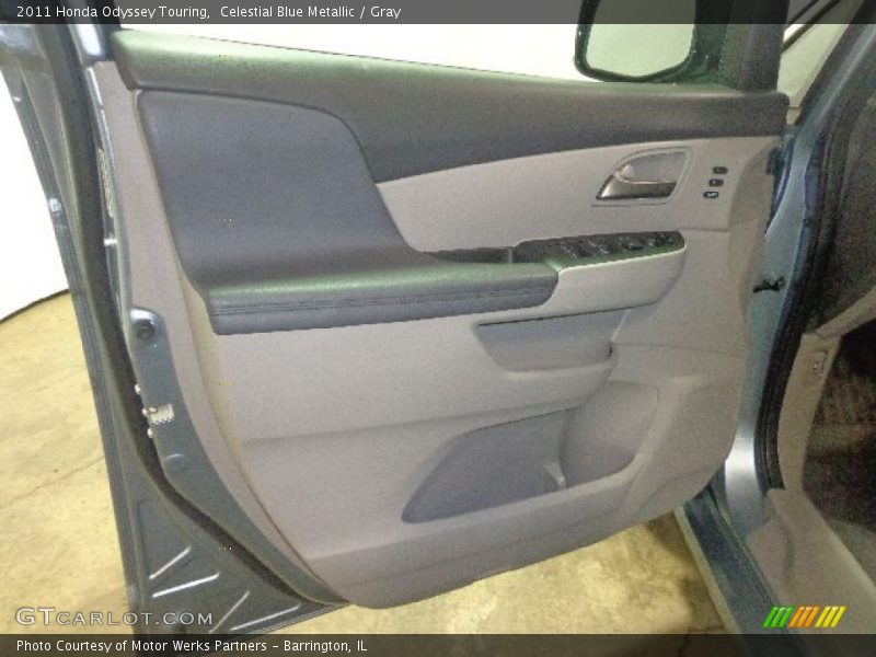 Celestial Blue Metallic / Gray 2011 Honda Odyssey Touring