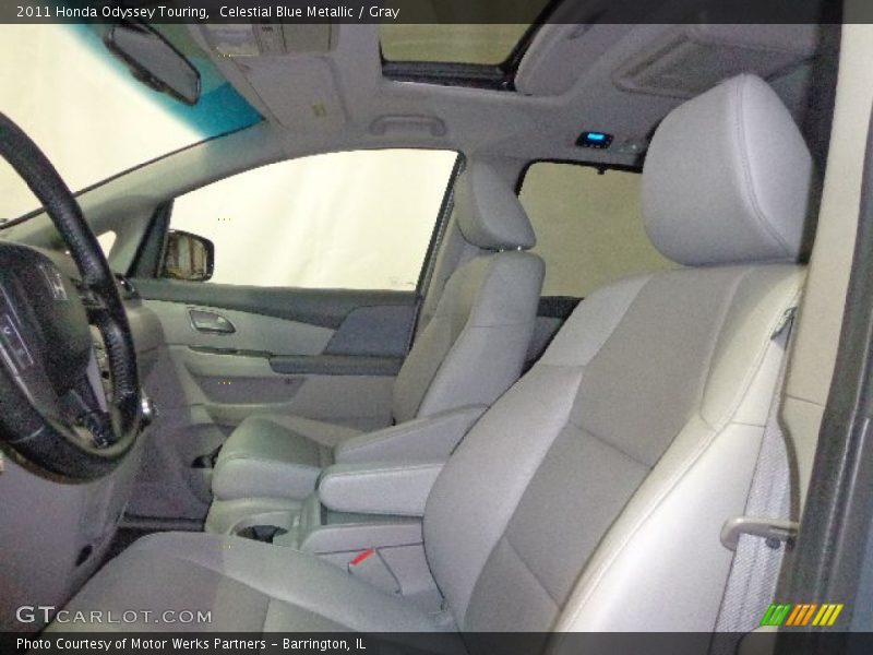 Celestial Blue Metallic / Gray 2011 Honda Odyssey Touring