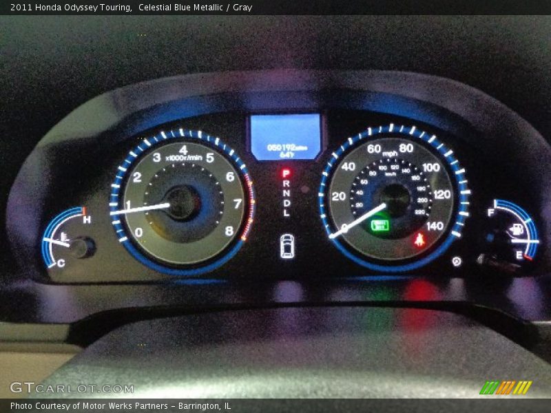 Celestial Blue Metallic / Gray 2011 Honda Odyssey Touring