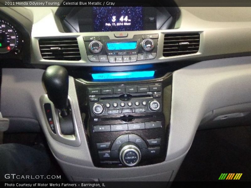 Celestial Blue Metallic / Gray 2011 Honda Odyssey Touring