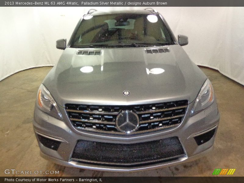 Palladium Silver Metallic / designo Auburn Brown 2013 Mercedes-Benz ML 63 AMG 4Matic