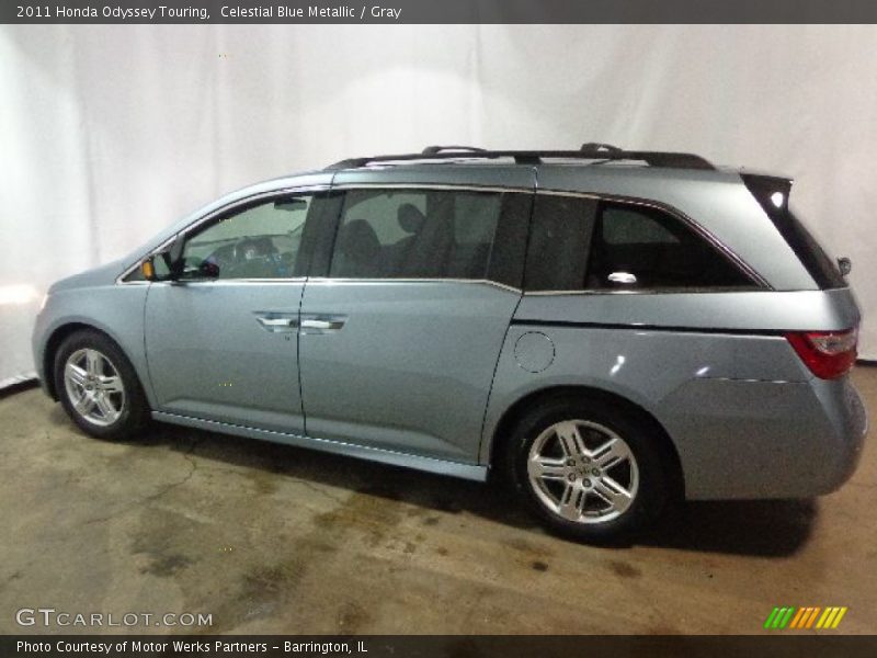 Celestial Blue Metallic / Gray 2011 Honda Odyssey Touring
