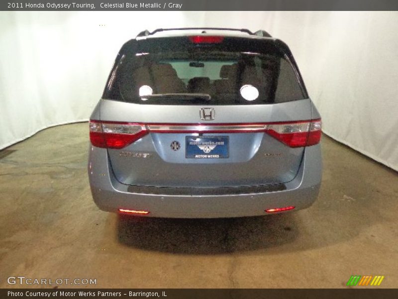 Celestial Blue Metallic / Gray 2011 Honda Odyssey Touring