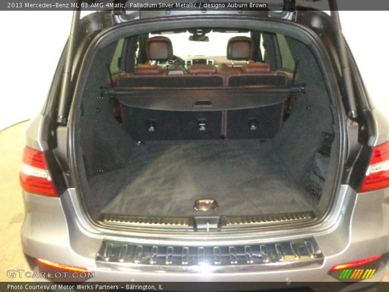 Palladium Silver Metallic / designo Auburn Brown 2013 Mercedes-Benz ML 63 AMG 4Matic