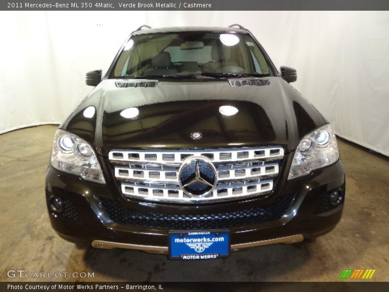 Verde Brook Metallic / Cashmere 2011 Mercedes-Benz ML 350 4Matic