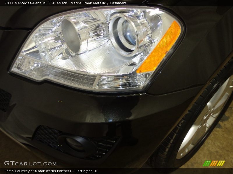Verde Brook Metallic / Cashmere 2011 Mercedes-Benz ML 350 4Matic