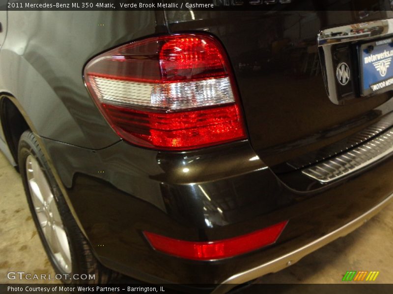 Verde Brook Metallic / Cashmere 2011 Mercedes-Benz ML 350 4Matic