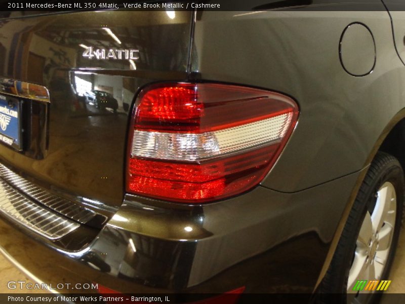 Verde Brook Metallic / Cashmere 2011 Mercedes-Benz ML 350 4Matic