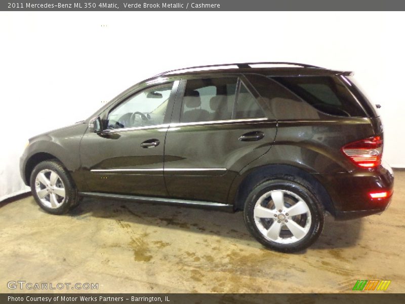 Verde Brook Metallic / Cashmere 2011 Mercedes-Benz ML 350 4Matic