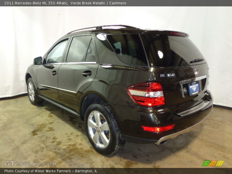 Verde Brook Metallic / Cashmere 2011 Mercedes-Benz ML 350 4Matic