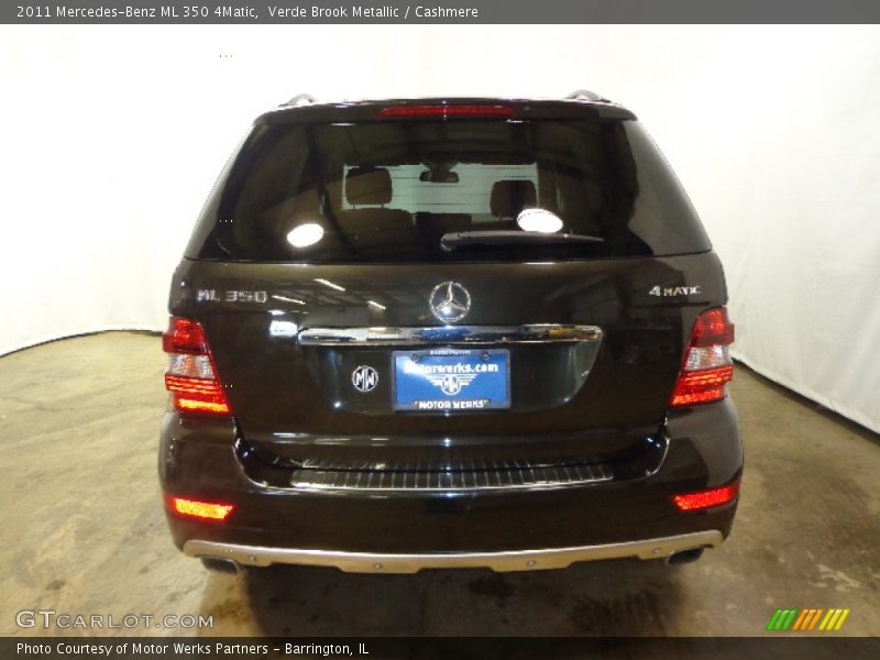 Verde Brook Metallic / Cashmere 2011 Mercedes-Benz ML 350 4Matic