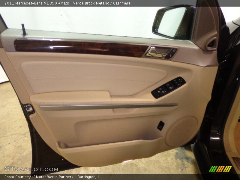 Verde Brook Metallic / Cashmere 2011 Mercedes-Benz ML 350 4Matic