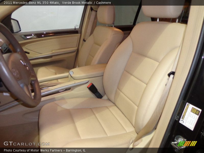 Verde Brook Metallic / Cashmere 2011 Mercedes-Benz ML 350 4Matic