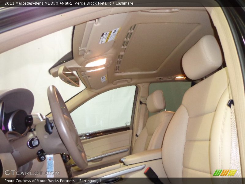 Verde Brook Metallic / Cashmere 2011 Mercedes-Benz ML 350 4Matic