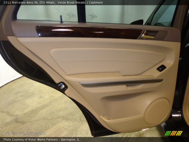 Verde Brook Metallic / Cashmere 2011 Mercedes-Benz ML 350 4Matic