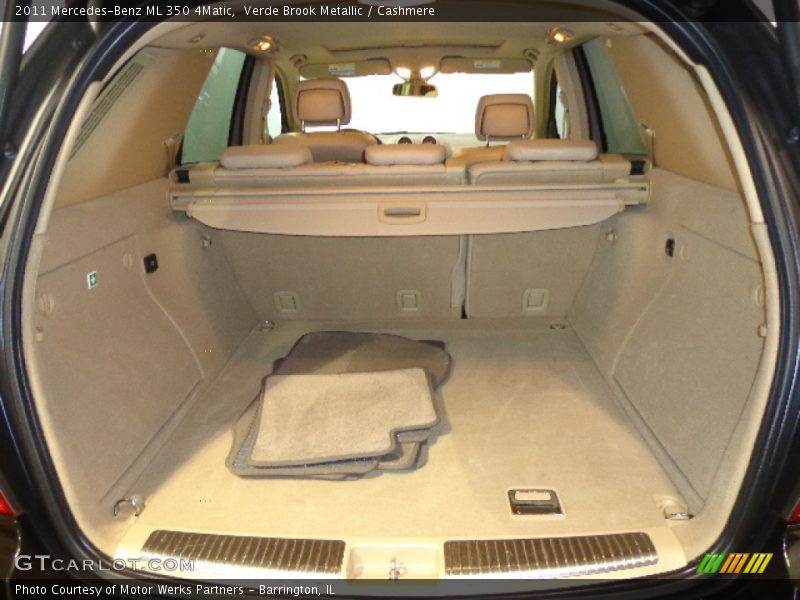 Verde Brook Metallic / Cashmere 2011 Mercedes-Benz ML 350 4Matic