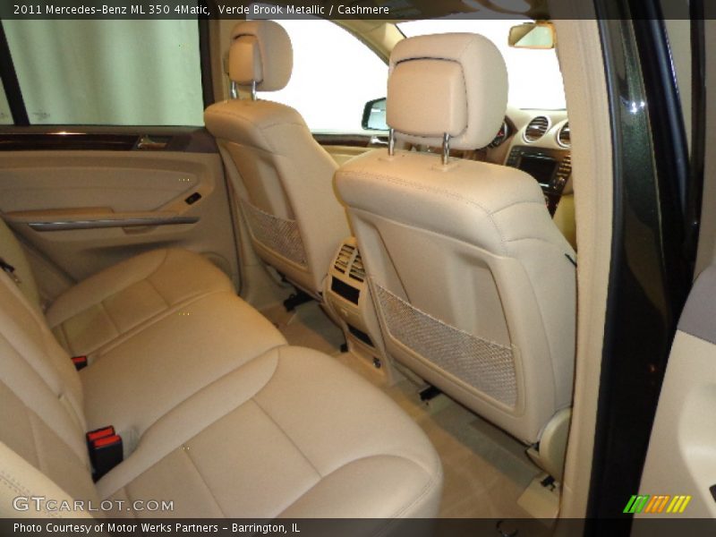 Verde Brook Metallic / Cashmere 2011 Mercedes-Benz ML 350 4Matic