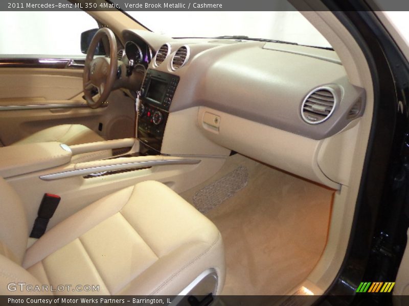 Verde Brook Metallic / Cashmere 2011 Mercedes-Benz ML 350 4Matic