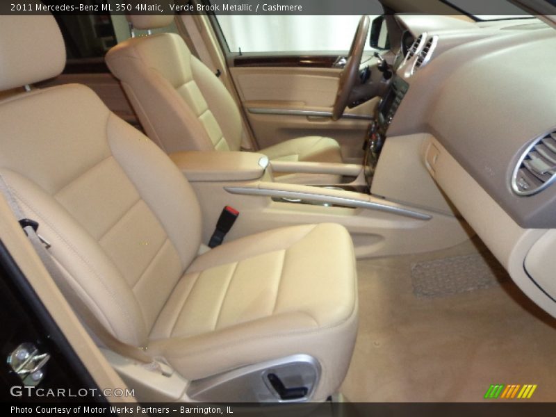 Verde Brook Metallic / Cashmere 2011 Mercedes-Benz ML 350 4Matic