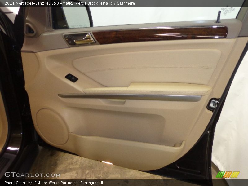 Verde Brook Metallic / Cashmere 2011 Mercedes-Benz ML 350 4Matic