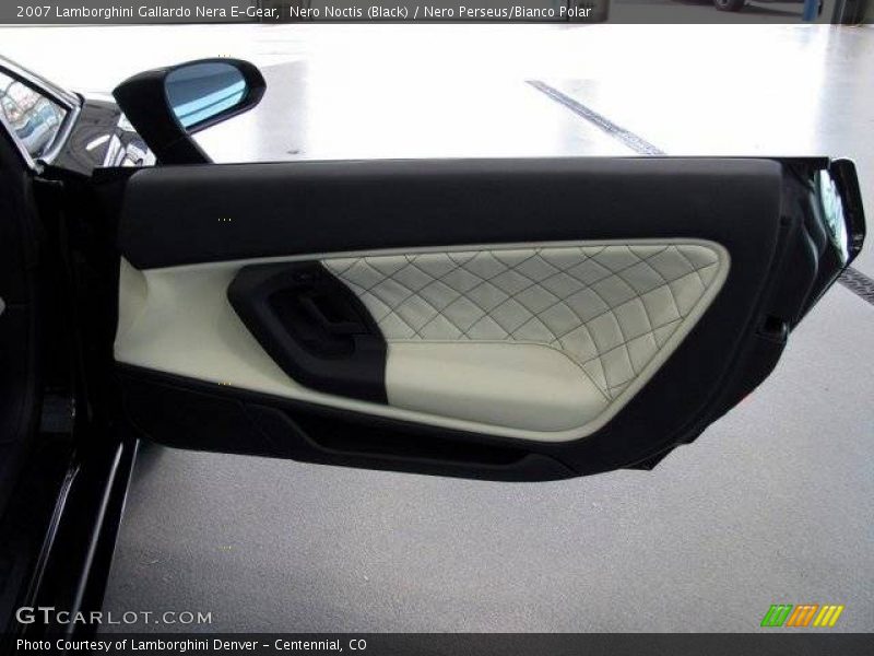  2007 Gallardo Nera E-Gear Nero Perseus/Bianco Polar Interior