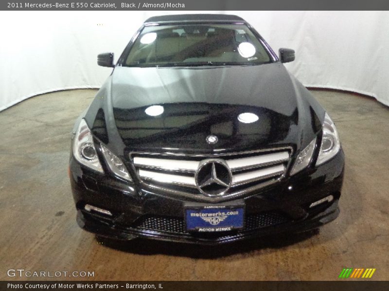 Black / Almond/Mocha 2011 Mercedes-Benz E 550 Cabriolet