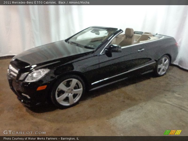 Black / Almond/Mocha 2011 Mercedes-Benz E 550 Cabriolet