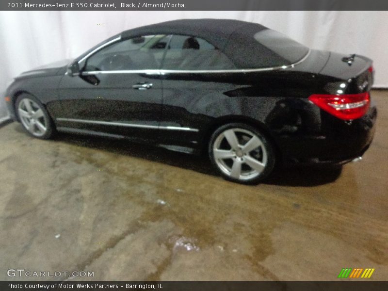 Black / Almond/Mocha 2011 Mercedes-Benz E 550 Cabriolet