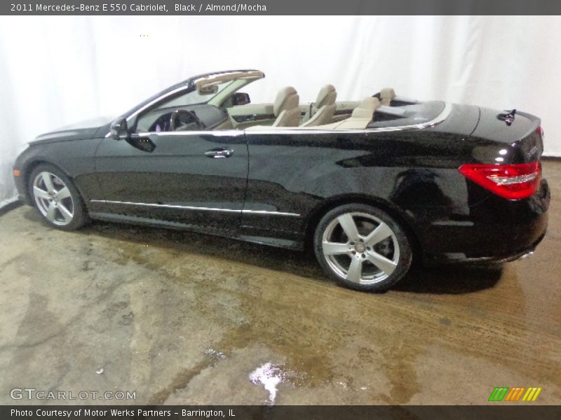 Black / Almond/Mocha 2011 Mercedes-Benz E 550 Cabriolet