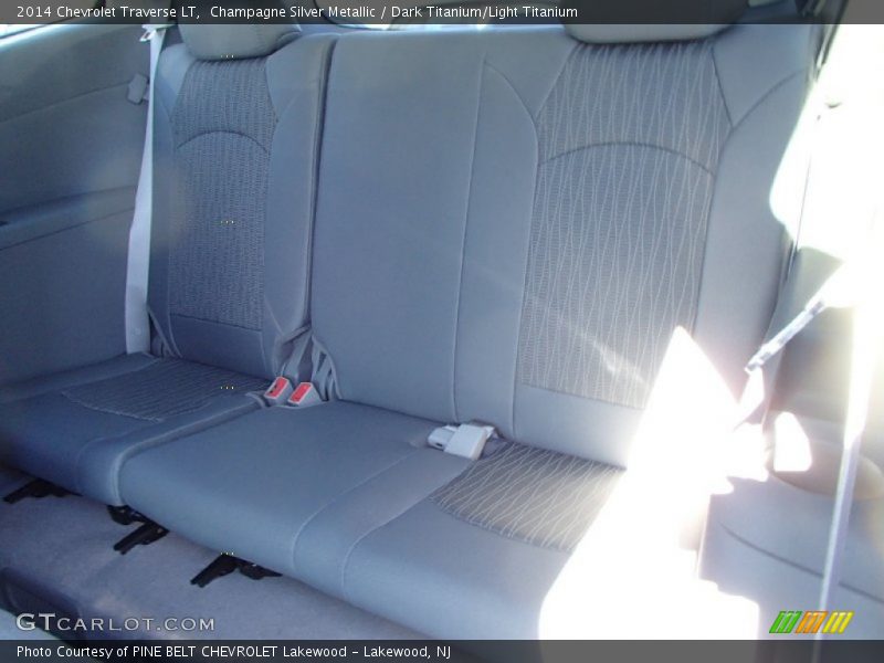 Champagne Silver Metallic / Dark Titanium/Light Titanium 2014 Chevrolet Traverse LT