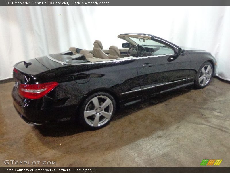 Black / Almond/Mocha 2011 Mercedes-Benz E 550 Cabriolet