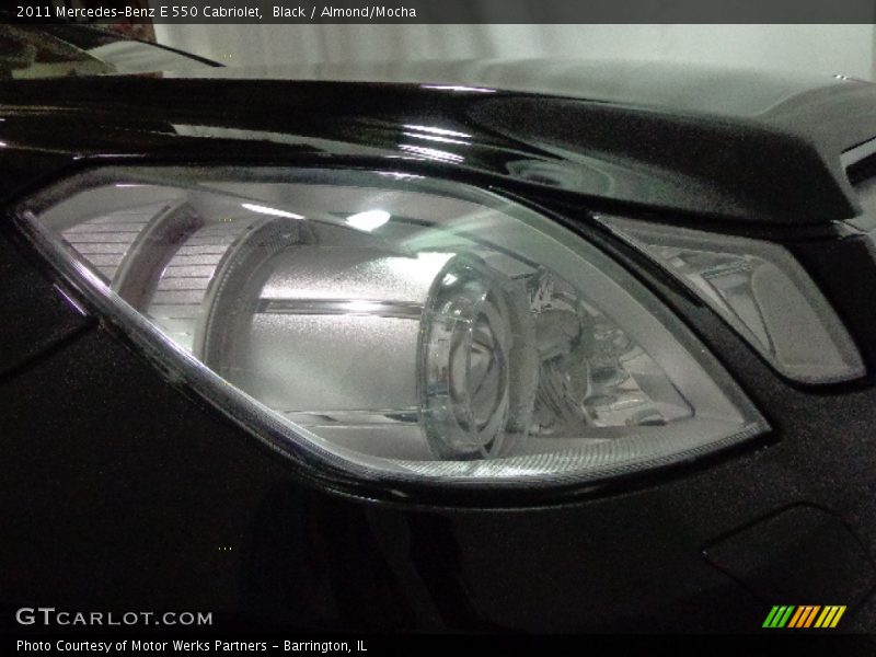Black / Almond/Mocha 2011 Mercedes-Benz E 550 Cabriolet