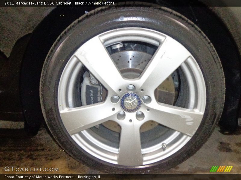 Black / Almond/Mocha 2011 Mercedes-Benz E 550 Cabriolet