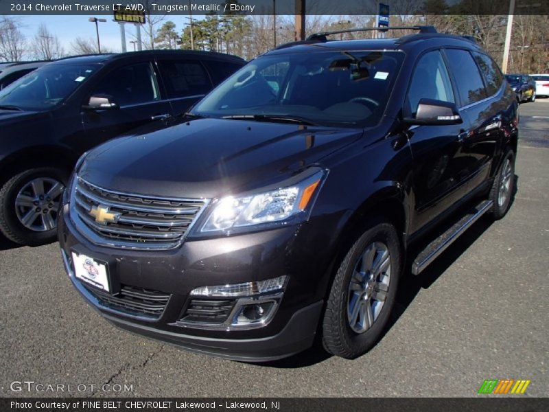 Tungsten Metallic / Ebony 2014 Chevrolet Traverse LT AWD