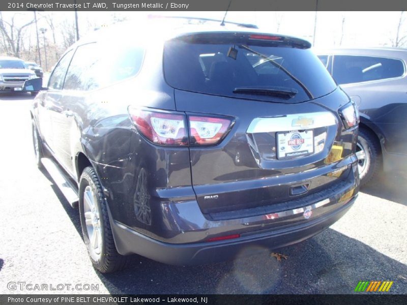 Tungsten Metallic / Ebony 2014 Chevrolet Traverse LT AWD