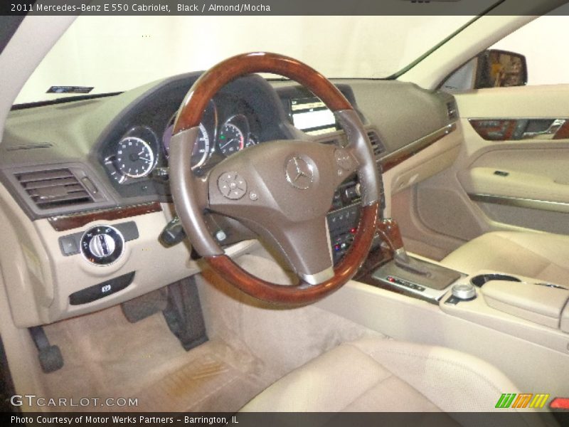 Black / Almond/Mocha 2011 Mercedes-Benz E 550 Cabriolet