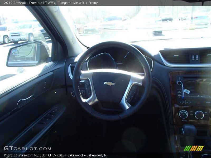 Tungsten Metallic / Ebony 2014 Chevrolet Traverse LT AWD