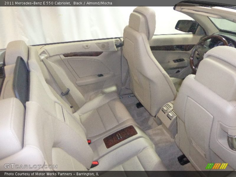Black / Almond/Mocha 2011 Mercedes-Benz E 550 Cabriolet