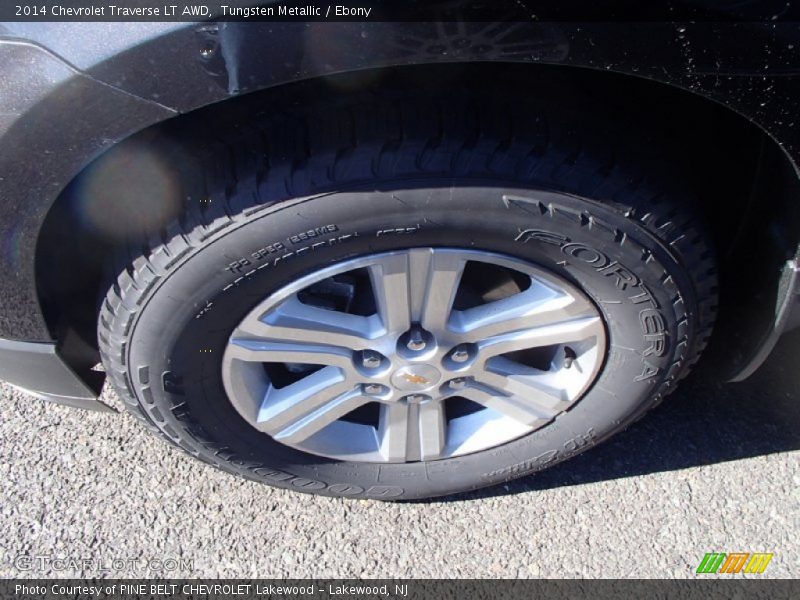 Tungsten Metallic / Ebony 2014 Chevrolet Traverse LT AWD