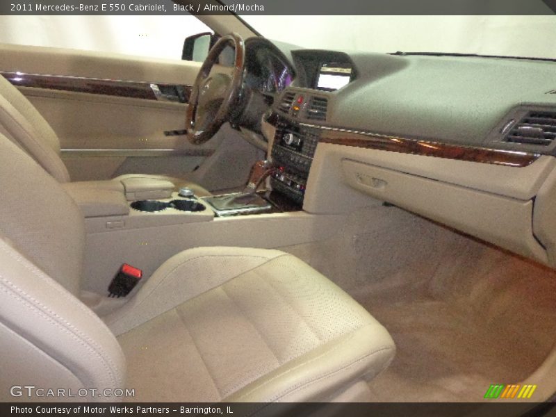 Black / Almond/Mocha 2011 Mercedes-Benz E 550 Cabriolet