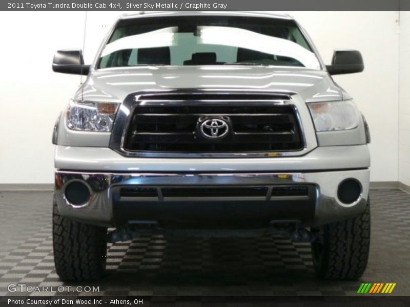 Silver Sky Metallic / Graphite Gray 2011 Toyota Tundra Double Cab 4x4