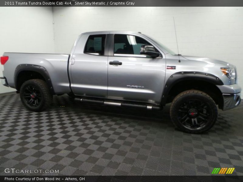 Silver Sky Metallic / Graphite Gray 2011 Toyota Tundra Double Cab 4x4