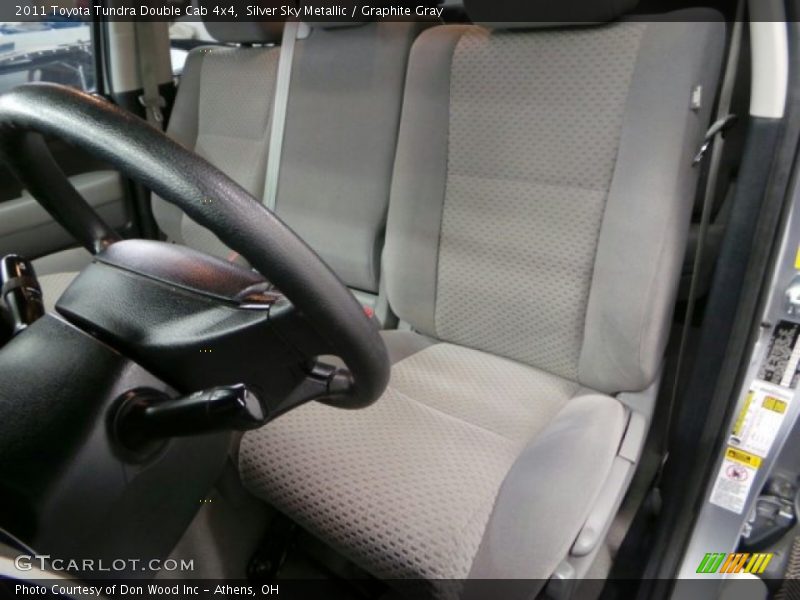 Silver Sky Metallic / Graphite Gray 2011 Toyota Tundra Double Cab 4x4